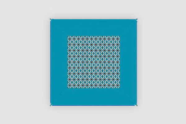 Teppich verbindbar Zip-Carpet karibik hellblau Bent