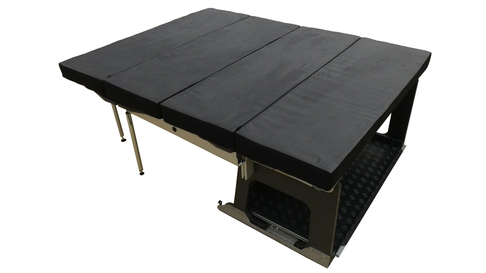 Système Multiboard avec fonction couchette (pour VW T5, T6, T6.1 avec systèmes de rail) Go-outside (Sans matelas)