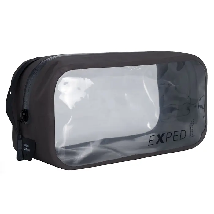 Sac de rangement Organizer Cube Clear charcoal 3l Exped