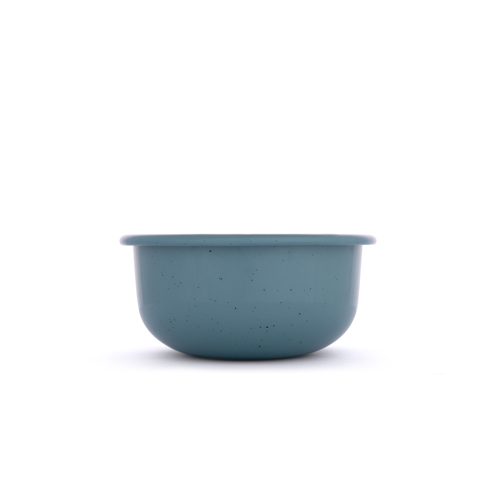 [CKW-1079] Beilagenschüssel Rolled Enamelware, smokey blue, Barebones