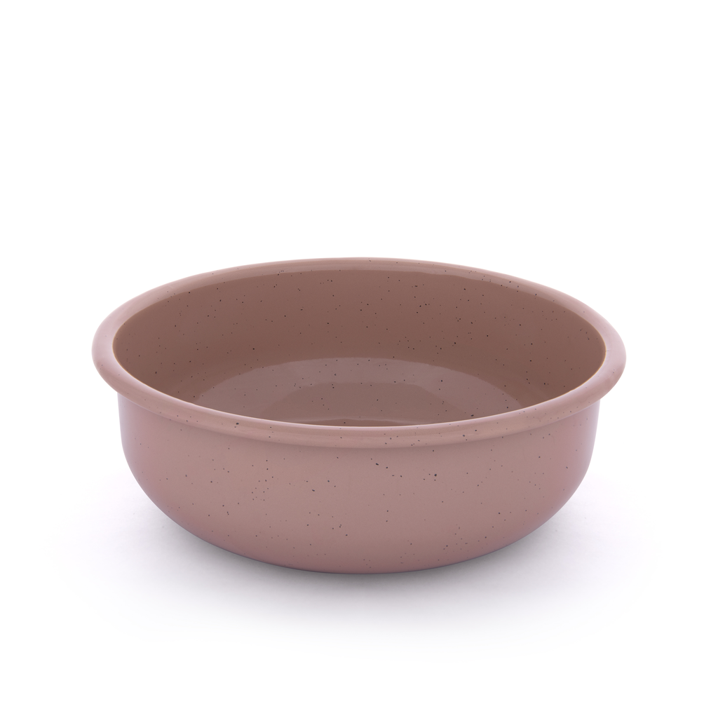 Schüssel Rolled Enamelware dusty rose Barebones