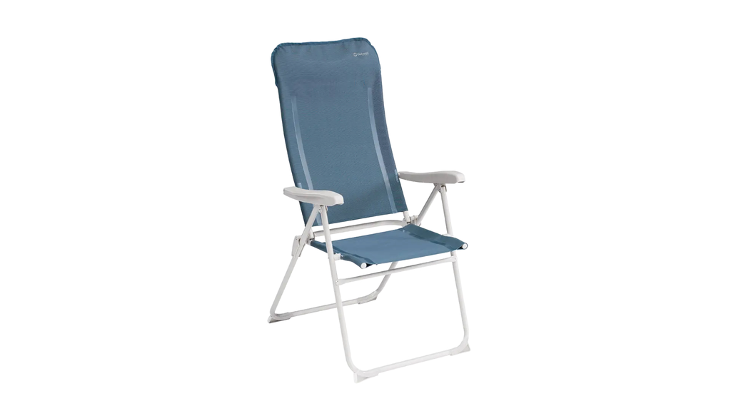 [410091] Chaise à dossier haut Cromer Ocean Blue Outwell 