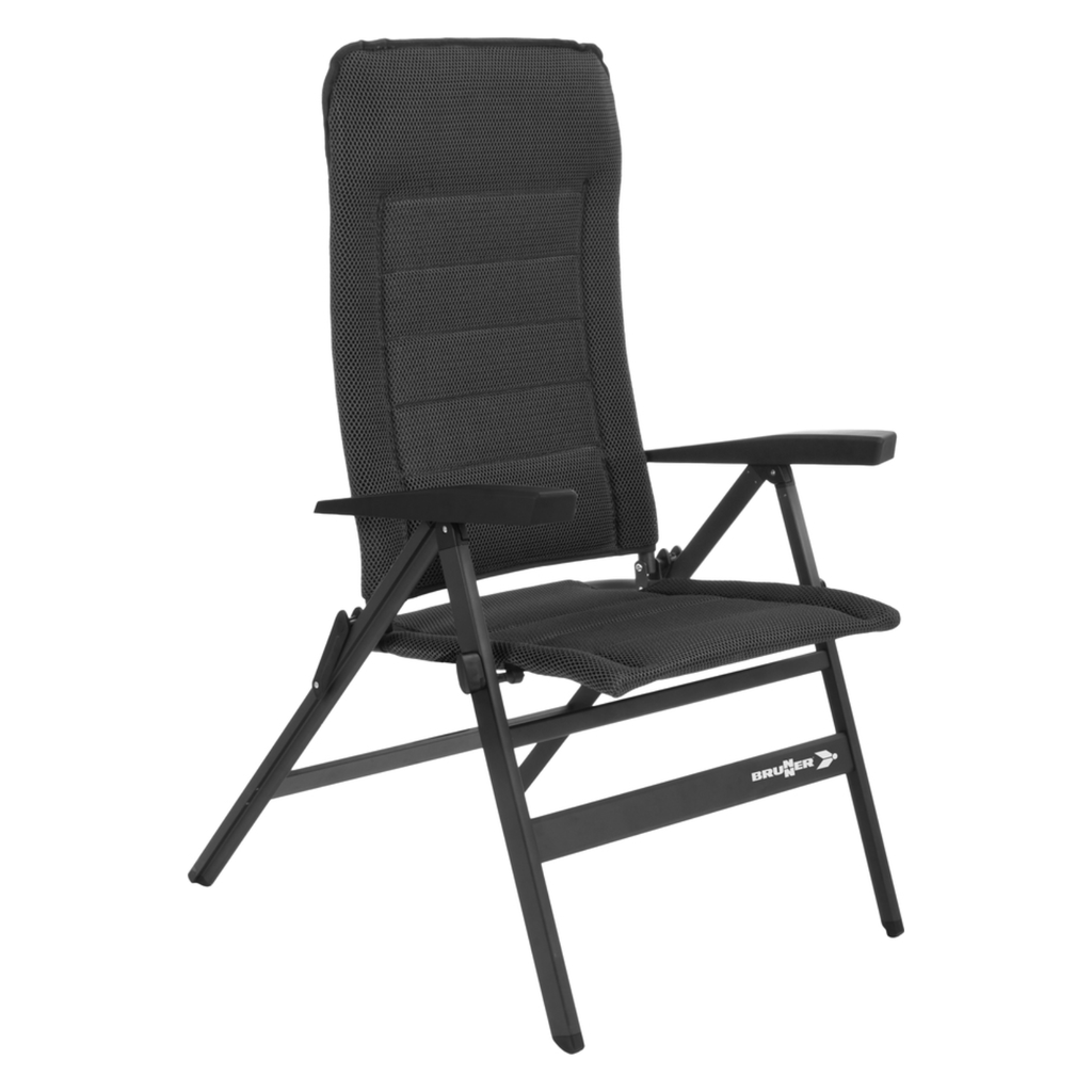 Chaise de camping BRUNNER Travellounger, couleur anthracite
