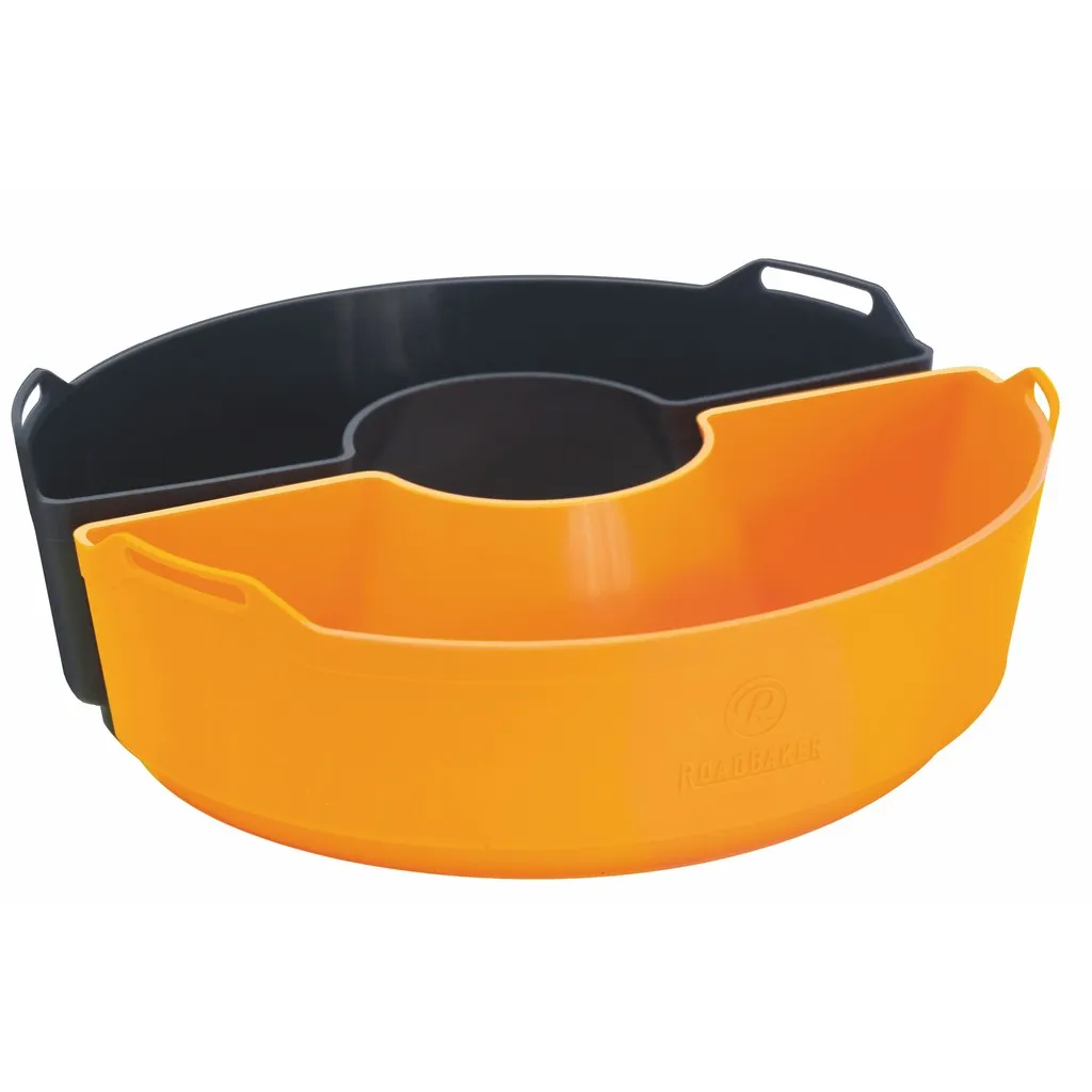 [100111] Silikonform 2x Halbform zu Camping-Backofen RoadBaker