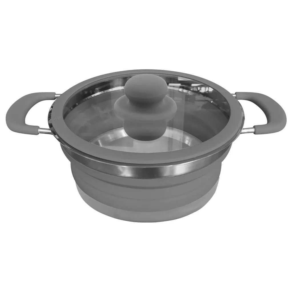 [ETKW5056.0200] Casserole pliable Eurotrail avec couvercle M