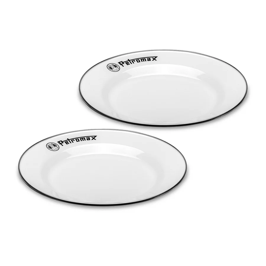 2er-Set Petromax-Emaille-Teller (36 cm)