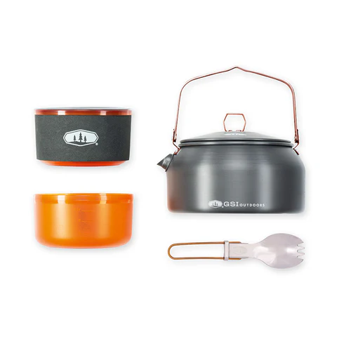 [50264] Set Wasserkocher - Becher - Schüssel, Halulite Ketalist GSI